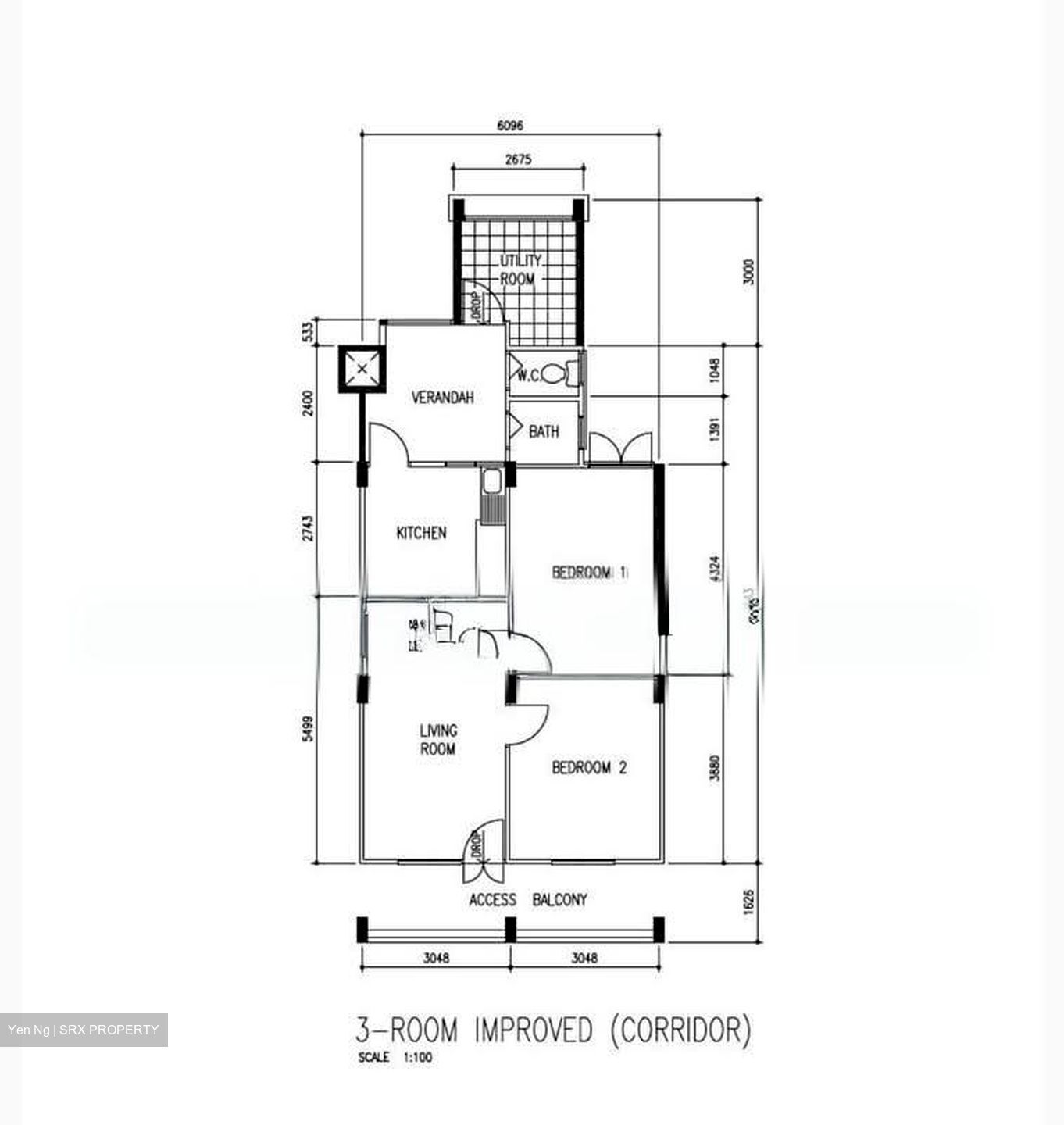 Blk 118 Toa Payoh View (Toa Payoh), HDB 3 Rooms #595108091